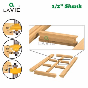 极速3pcs 12mm Router Bits Shank Beading Round Bit Set