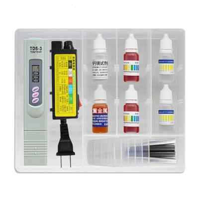 tds水质检测笔电解器饮用水检测工具箱ph余氯试剂重金属 纯水机用