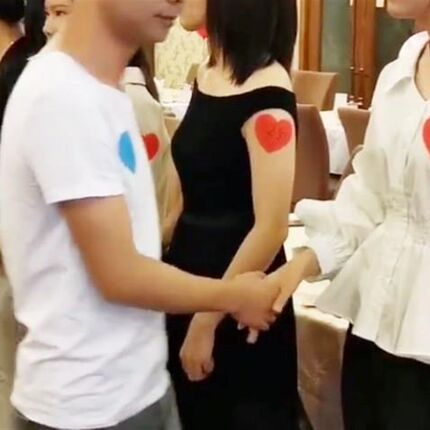 极速标签时牌贴纸饰爱即心形大号不乾胶背胶装贴撕儿童手写贴画标