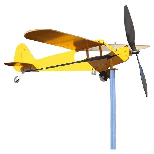 Float Plane Weathervane Handmade 3D Weather Vane Biplane