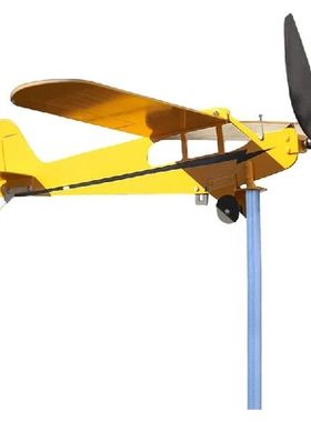 Float Plane Weathervane Handmade 3D Weather Vane Biplane