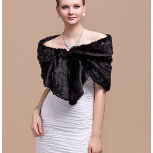 Fur shawl fur fur fur shawl can shoulder fox fur rabbit fur