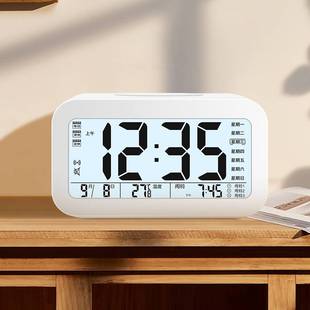 闹钟强力叫醒大声智能2023新款学生起牀神器多功能时钟大分贝闹玲