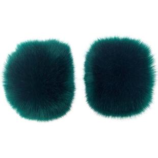 仿皮草狐狸袖口毛毛羽绒服大假手袖套手圈保暖护手腕通用女士秋冬