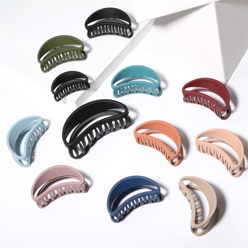 Hollow Out Plastic Hair Claw Simple Bath Makeup Hair Clips