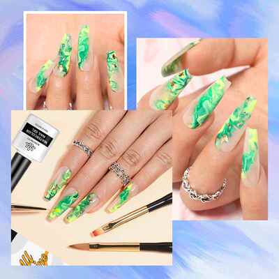 BORN PRETTY 10ml Watercolor Nail Gel Clear Transparent
