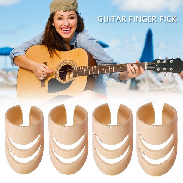 4x ALaska Pik Finger Pick for Bass Acoustic Electric Guitar