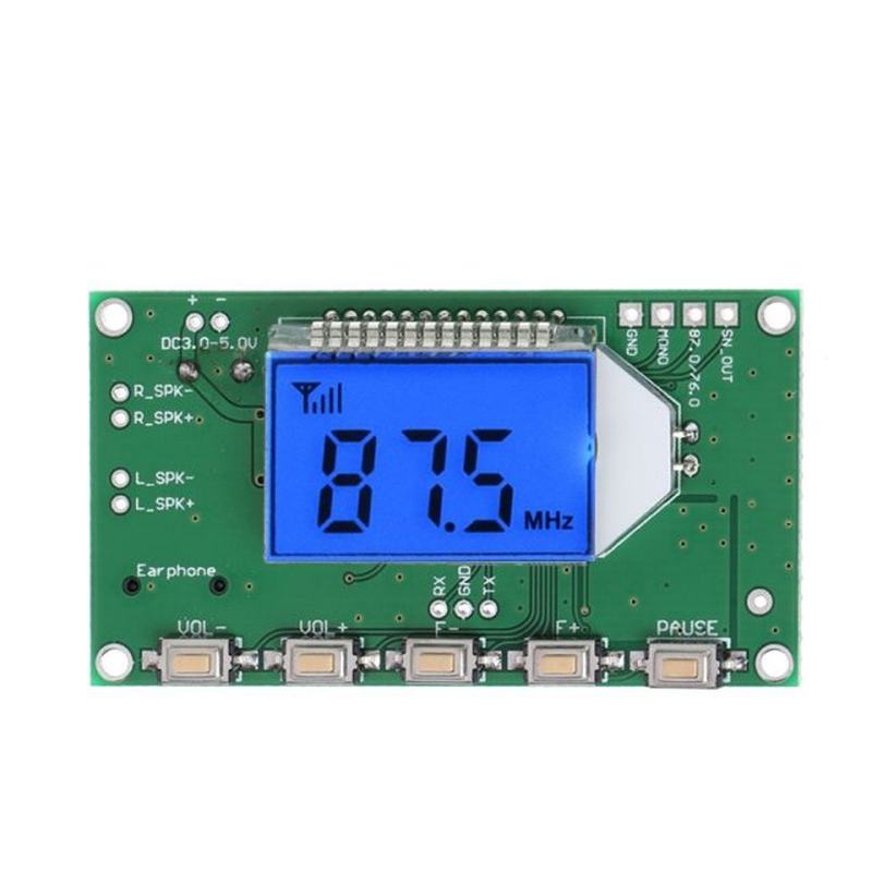 PLL LCD Digital FM Radio Receiver Module 87-108MHZ Wireless