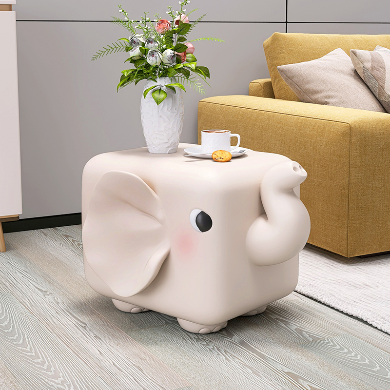 大象沙发边几摆件客厅落地茶几家居装饰品床头搬家礼物乔迁新居