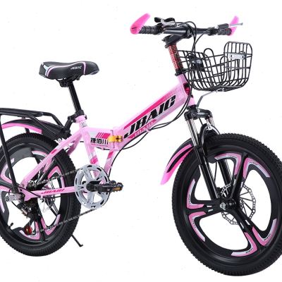 折叠登山自行车女士脚踏新款超轻可携式可变速20222426英寸碟煞