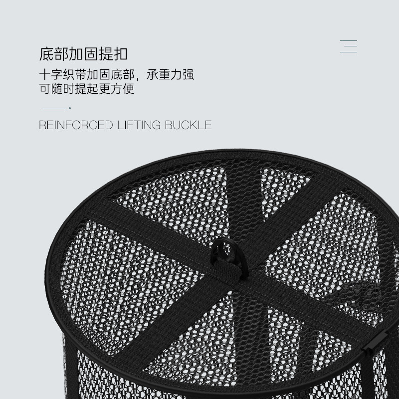 好货雷臣圆形鱼护新款野钓专用装渔护速干加厚涂胶黑坑小型网兜袋图片