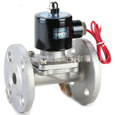 2S-250-25F法兰角座阀膜片 不锈钢气动防爆法兰电磁阀