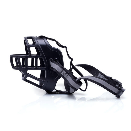 Reflective Basket Muzzle for Dog Collar Lea Rubber Mouth C