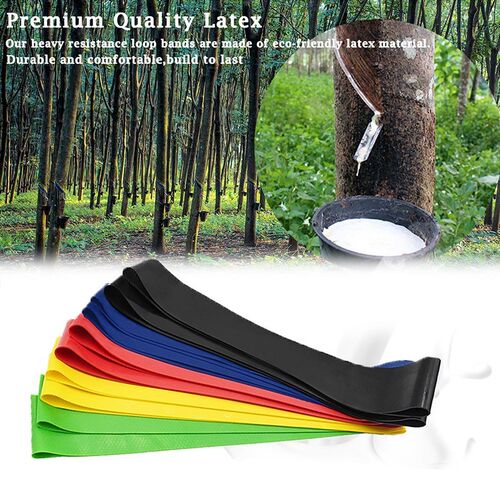 极速Yoga Resistant Band Set ,Fitness Elastic Tape,5pcs Gym B