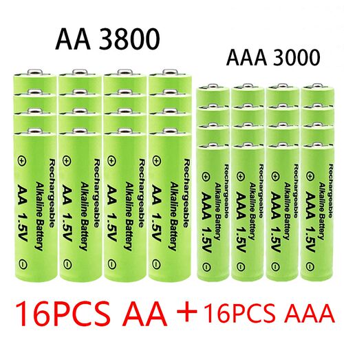 极速1.5V AA + AAA NI MH Rechargeable AA Battery AAA Alkaline
