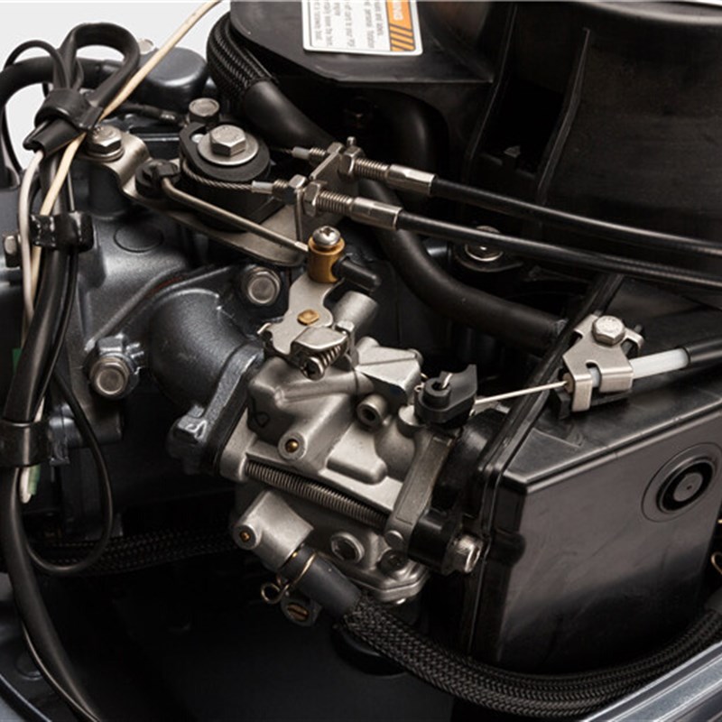 船长4冲程6马力船外机舷外机橡皮艇冲锋舟渔船船马达船挂机推进器