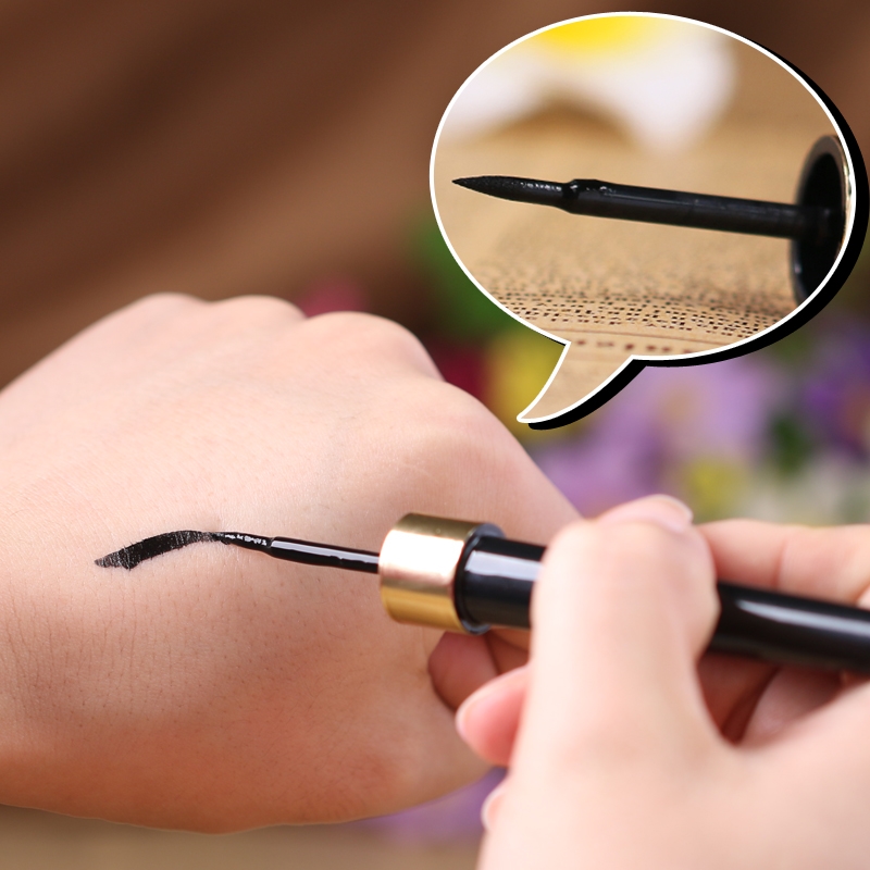 蘑菇格格美妆店雅邦持久防水眼线液8ml眼线液笔胶笔眼线膏硬头速