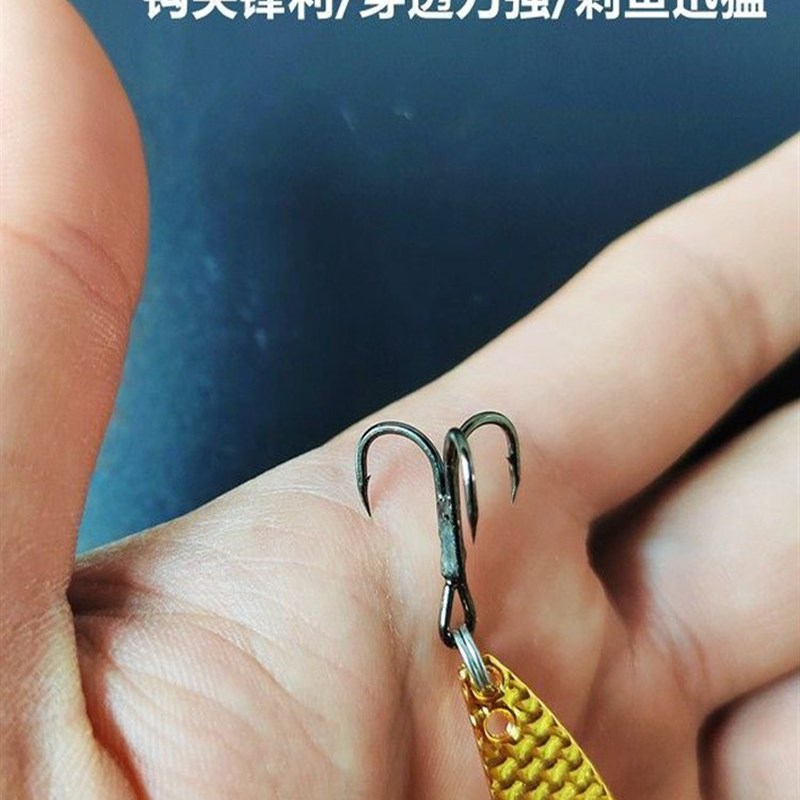 日本进口vib路亚饵金属龙鳞假饵亮片逗炫彩响尾蛇马口鳡鱼翘嘴远