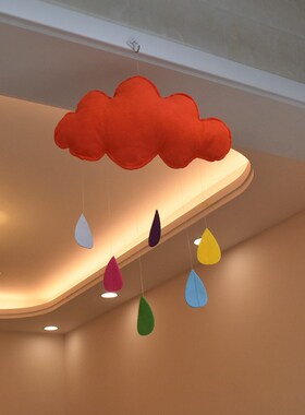 好货挂件开学婴儿朵宝宝房间布置家居儿童房店铺装饰用品屋顶壁饰