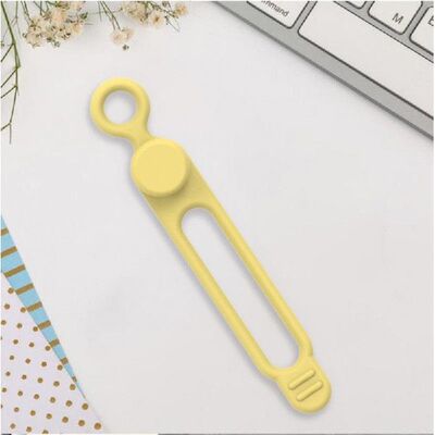 极速USB Cable Bobbin Winder Straps Silicone Wire Ties Headph