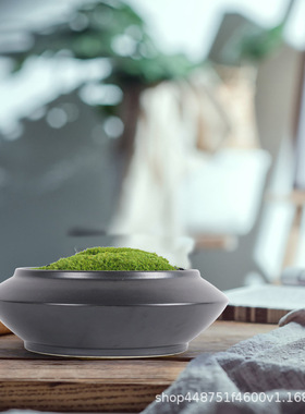 创意新中式永生苔盆景摆件现代家居会所绿植工艺礼品摆饰家俱店茶