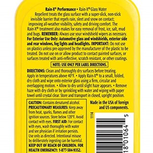 800002243 Yellow Treatment Fluid_Ounces Windshield RainX