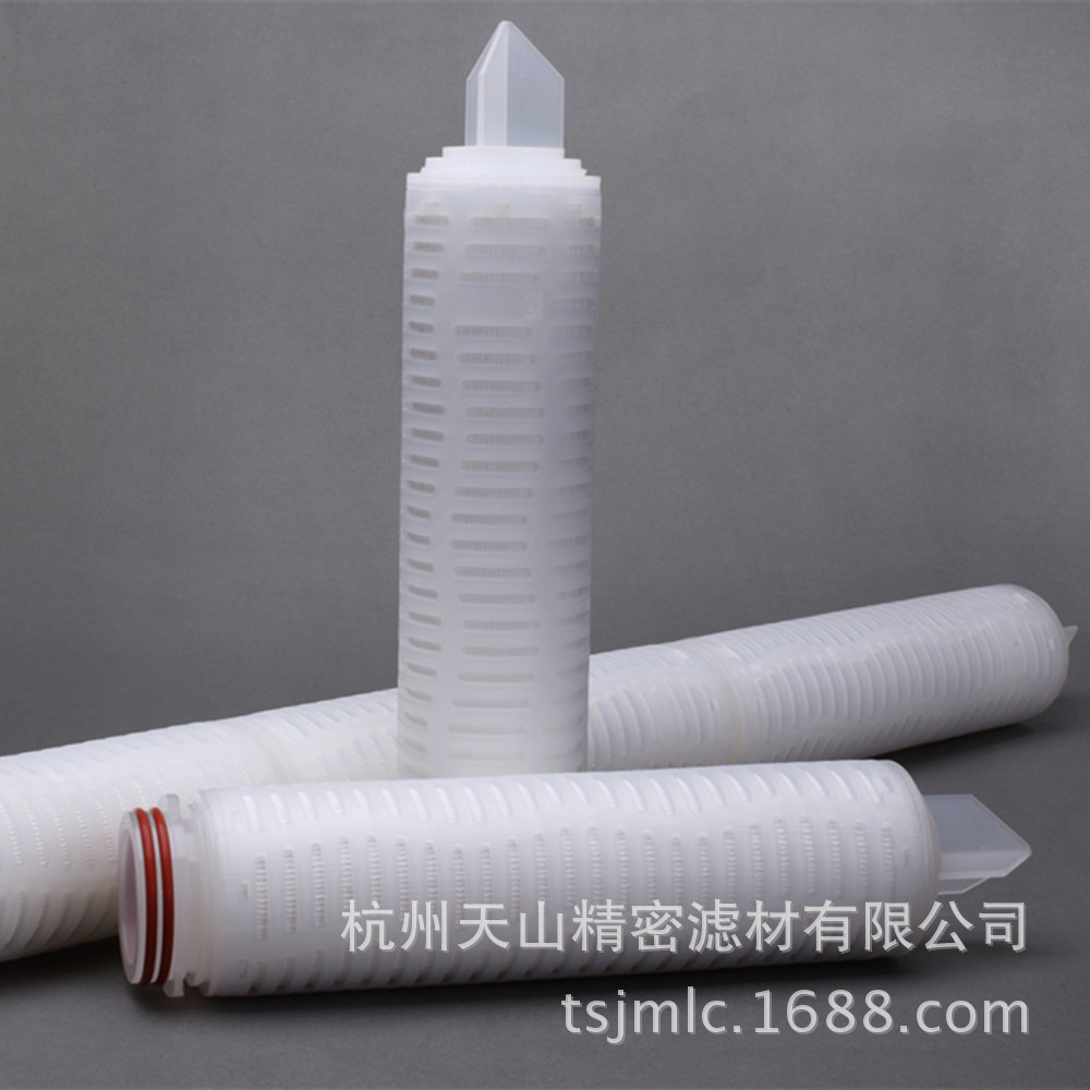 厂家直销聚亲水偏氟乙烯折叠滤芯丨亲水PVDF滤芯0.45-3um