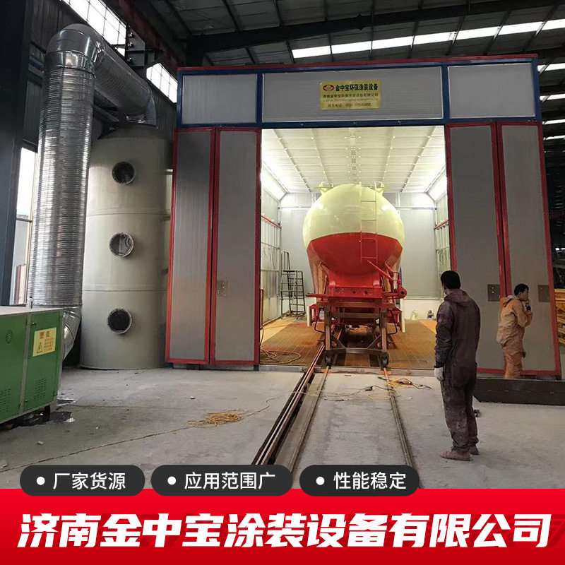 环保无尘水帘式移动喷烤漆房