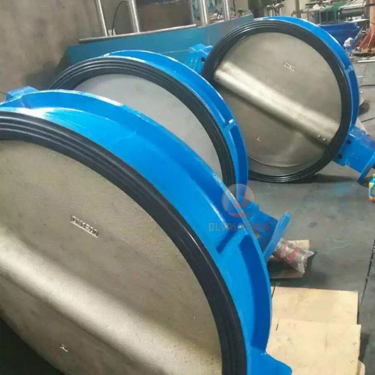 DN800电动软密封对夹蝶阀 铸钢材质对接式电动蝶阀D971X-10C