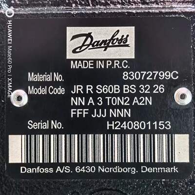 83072799C JRRS60BBS3226NNA3T0N2A2NFFFJJJNNN # Danfoss液压泵