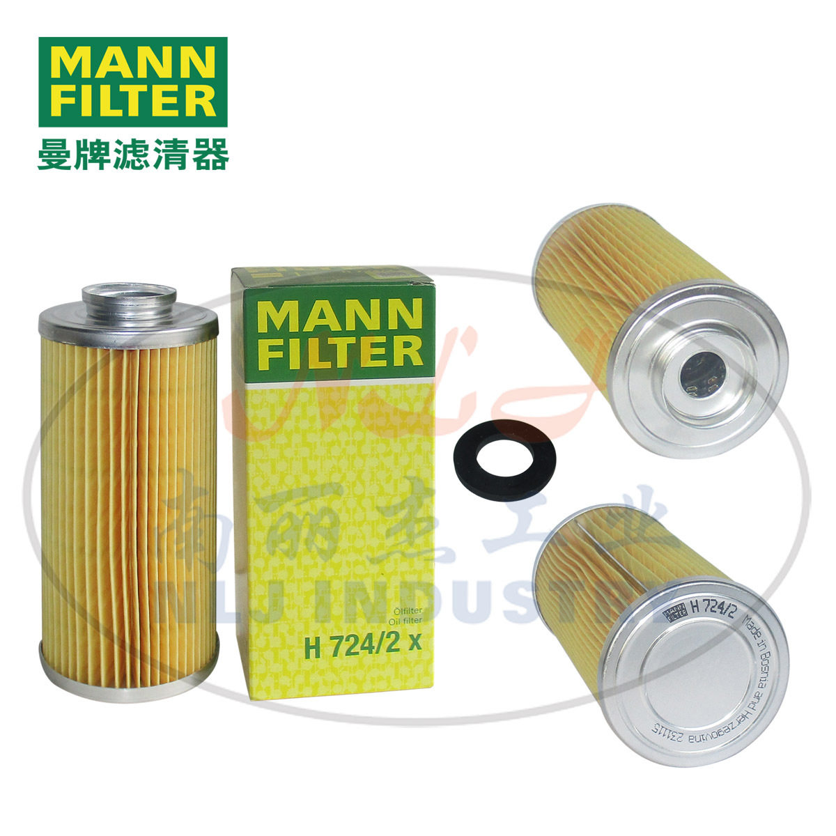 H724/2x油滤MANN-FILTER(曼牌滤清器)