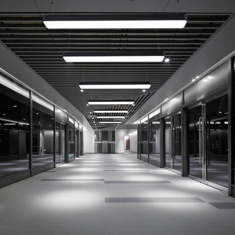 办公室吊灯led长条灯吊线现代简约长方形工作室超市店铺工程灯具