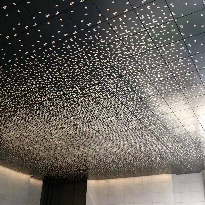 室内吊顶穿孔铝板星空艺术造型冲孔铝合金墙面氟碳烤漆冲孔铝单板