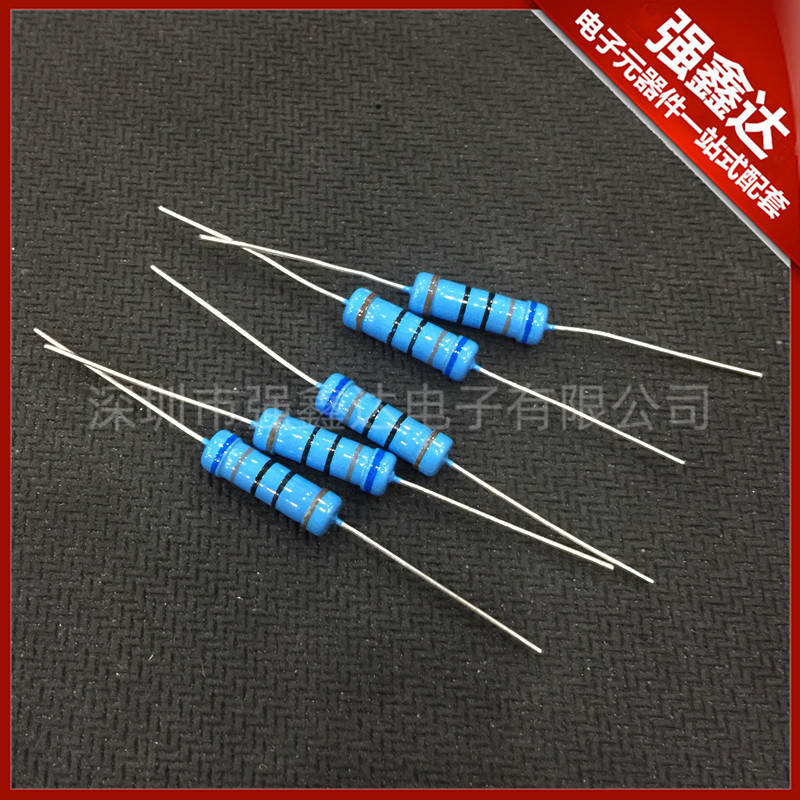 2W 金属膜电阻 2W 680R 680欧 精度1% 色环电阻 全新