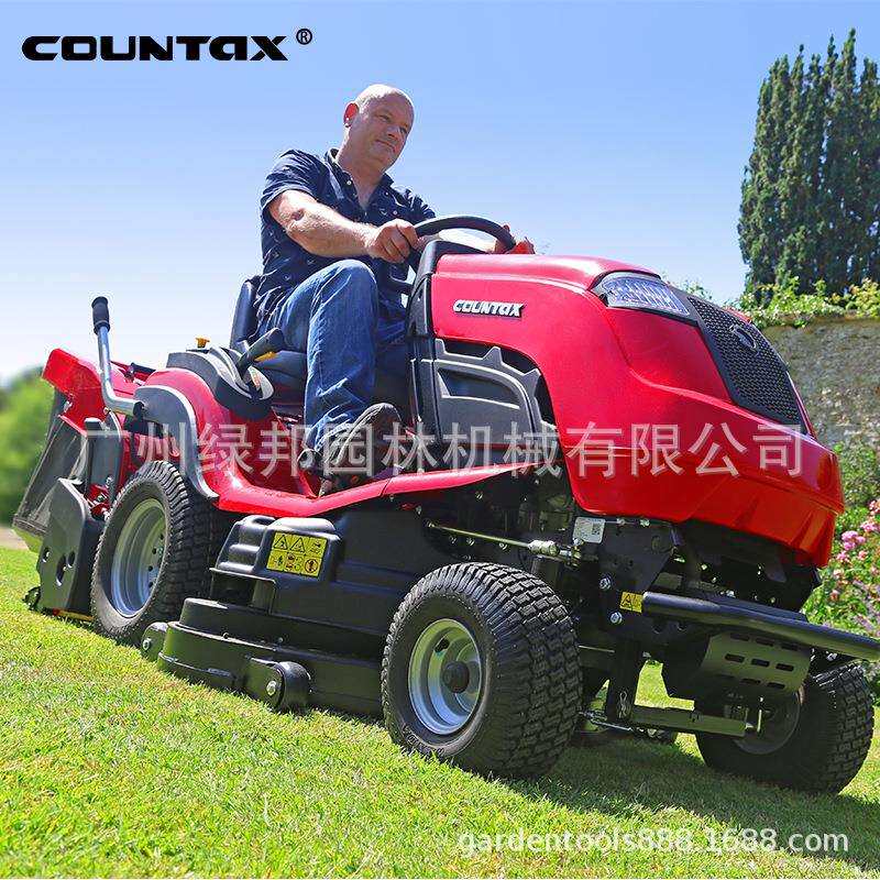 COUTX英国C8坐骑式草坪车荒地机型重工打造割草车球场草坪修剪车