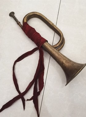 物件斗笠装饰怀旧煤油灯70红色老行军壶冲锋号纪念品年代文化旧革