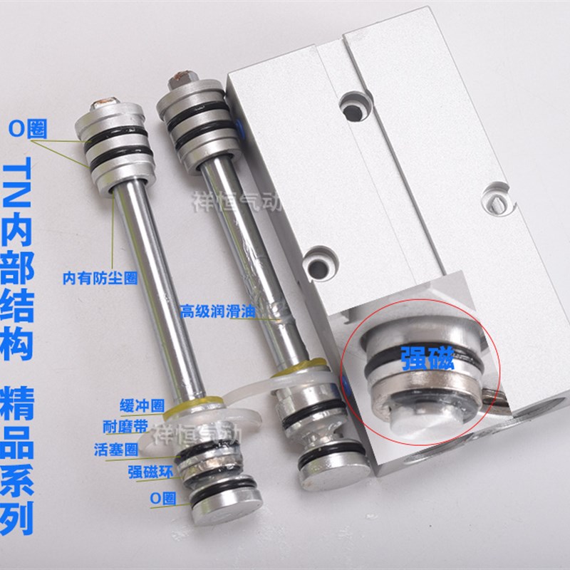 亚德客型TN维修理包TDA16 20 25 32 40活塞防尘密封圈全套配件