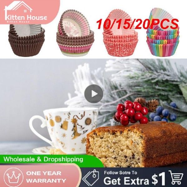 101520PCS 100 Colorful Cake Paper Cup Wrapper Paper Cake