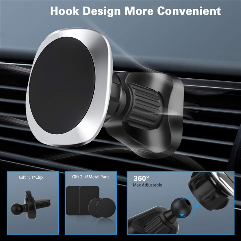 Magnetic Car Phone Holder For Phones Universal Car Air Vent