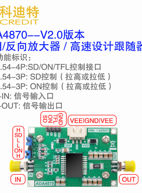 ADA4870放大器模块 高性能/低噪声2500V/us激光二极管驱动器