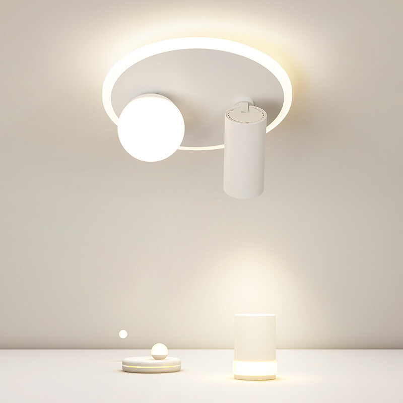 led过道灯现代简约走廊灯阳台吸顶灯衣帽间创意家用入户玄关射灯