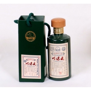 明绿液绿茅53度100ml高度白酒小酒版明绿香型绿豆酿造天花板级别