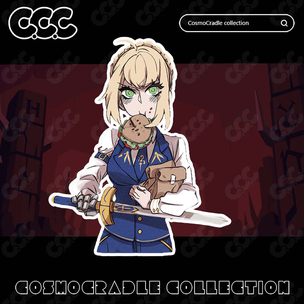 Helltaker风格系列 动漫卡通贴纸 UV转印防水贴纸