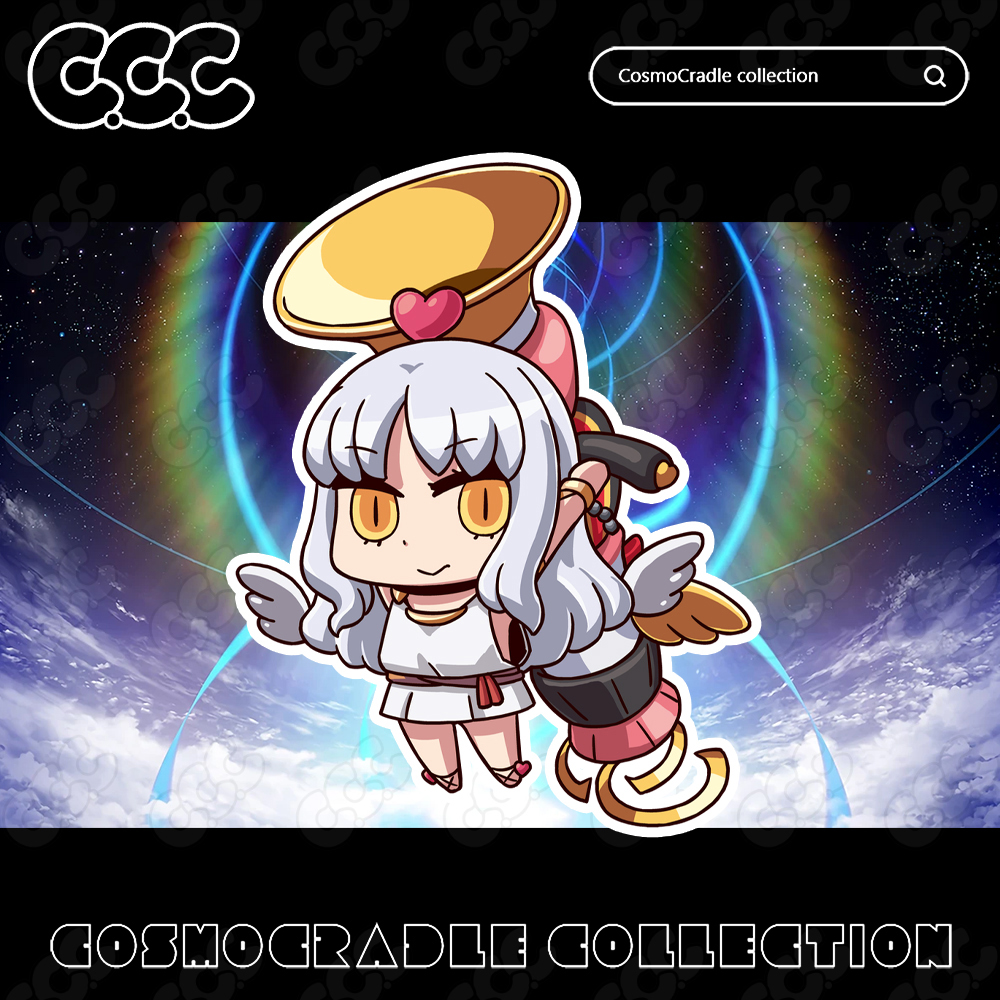 命运冠位指定 FGO Q版 阿摩耳 UV转印防水贴纸