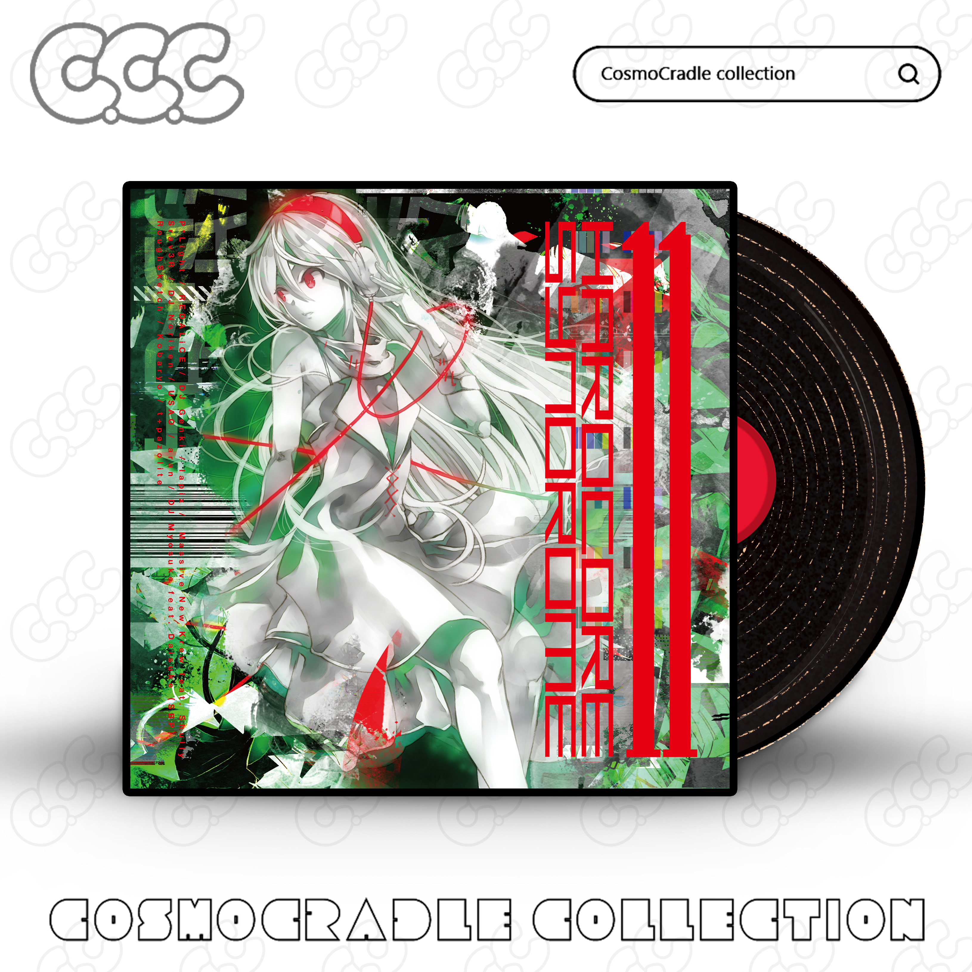 Hardcore Syndrome专辑封面系列 黑胶唱片 光盘CD UV转印防水贴纸