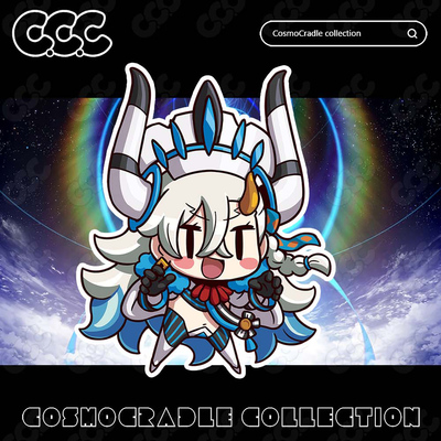 命运冠位指定 FGO Q版贴纸E－水玛丽-UV转印防水贴纸