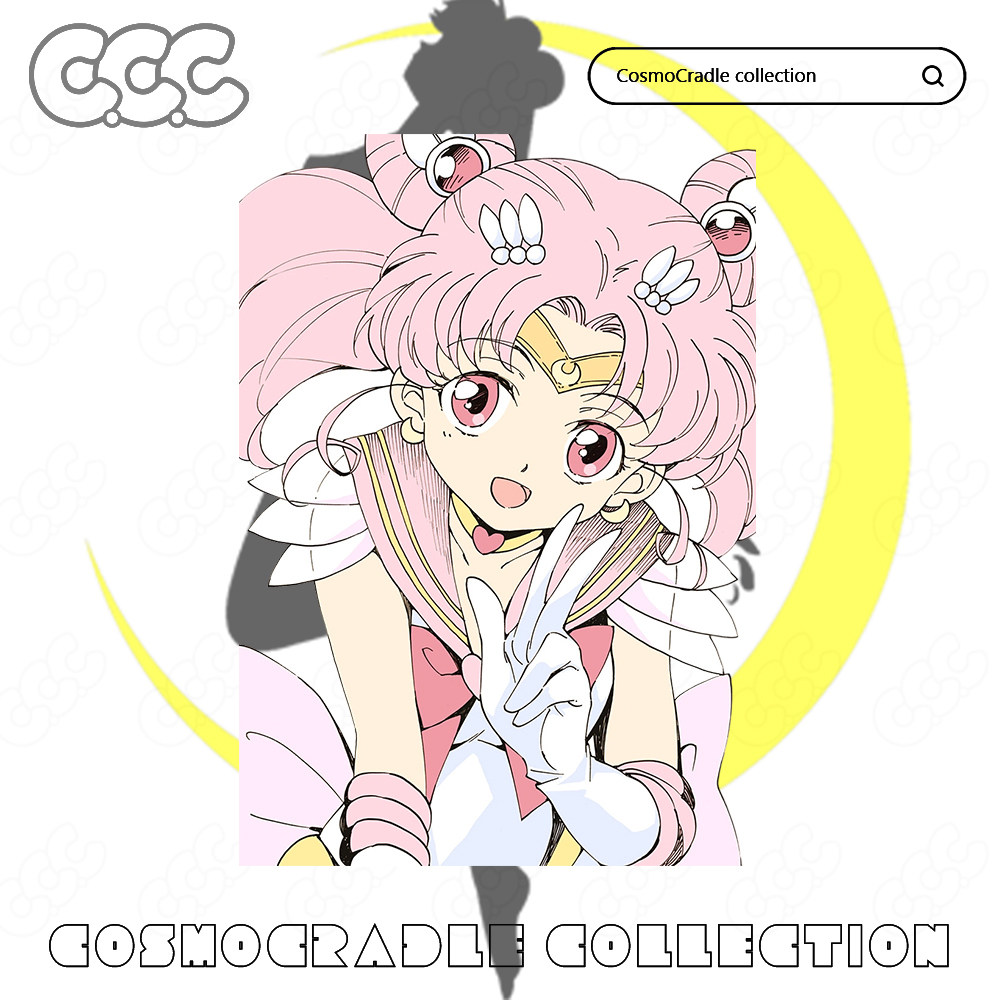 美少女战士 小小兔 UV转印防水贴纸