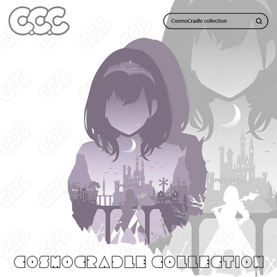 剪影系列 hololive 白银诺艾尔 UV转印防水贴纸