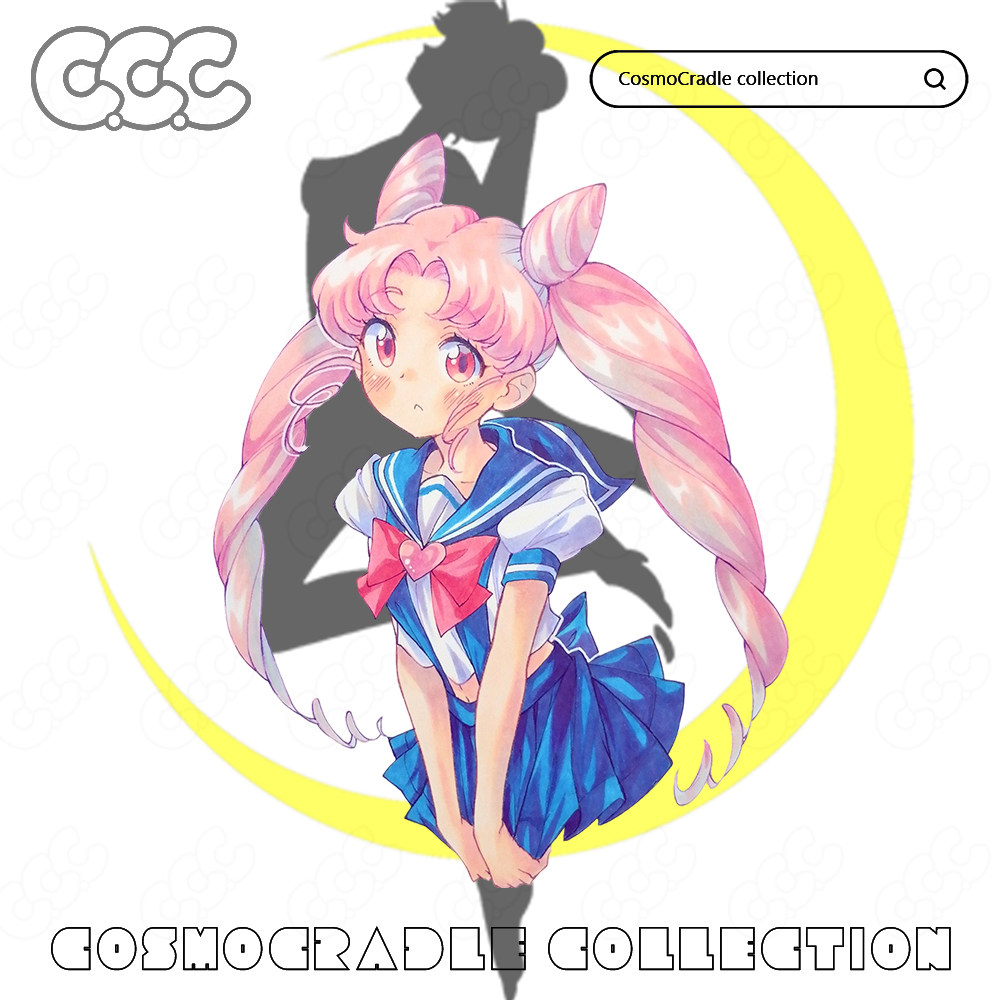美少女战士 小小兔 UV转印防水贴纸