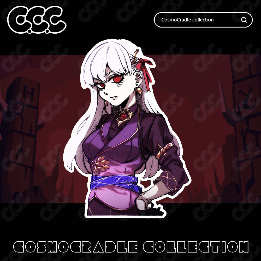 Helltaker风格系列 动漫卡通贴纸 UV转印防水贴纸